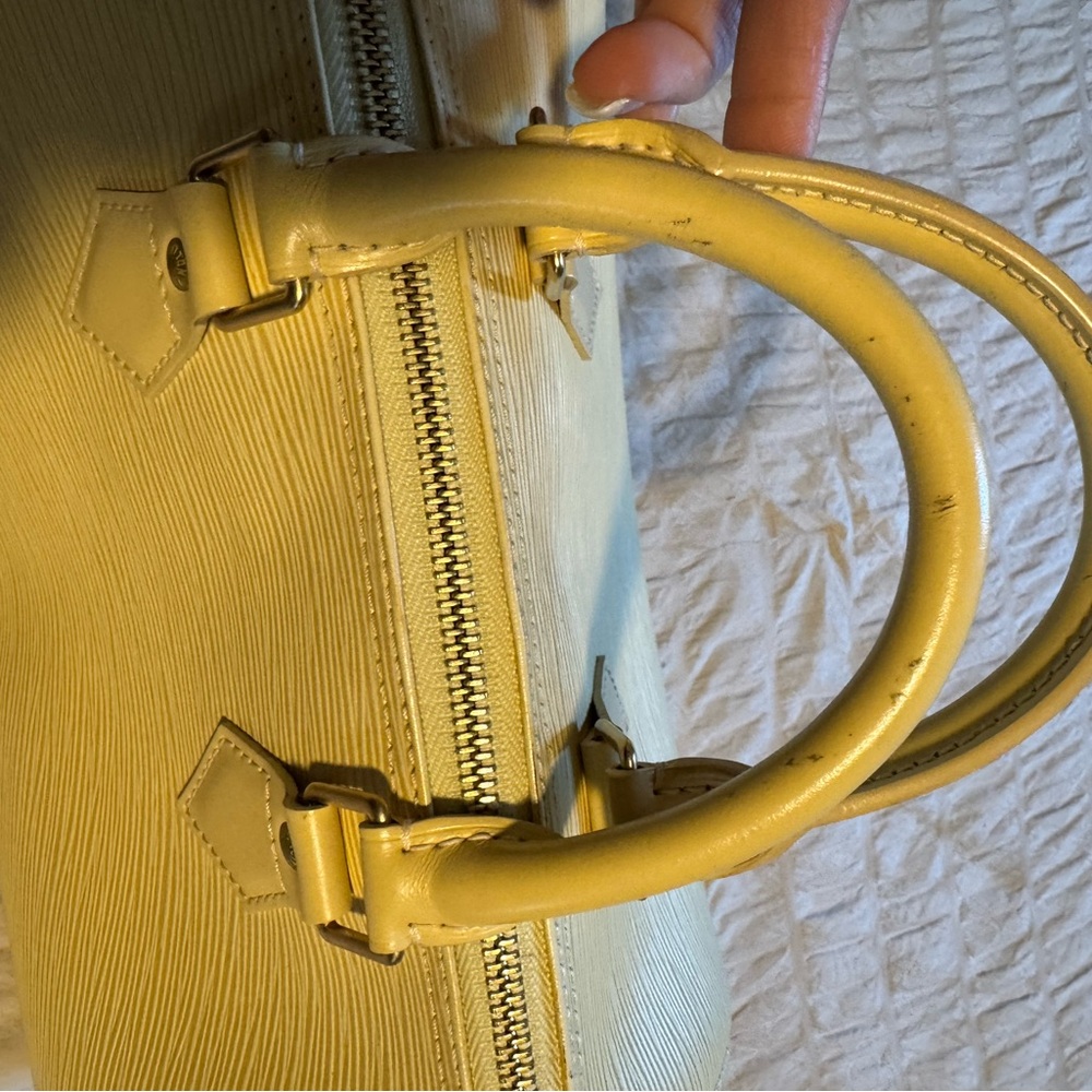 LOUIS VUITTON CLASSIC SPEEDY 25 EPI LEATHER HANDBAG - Picture 16 of 16